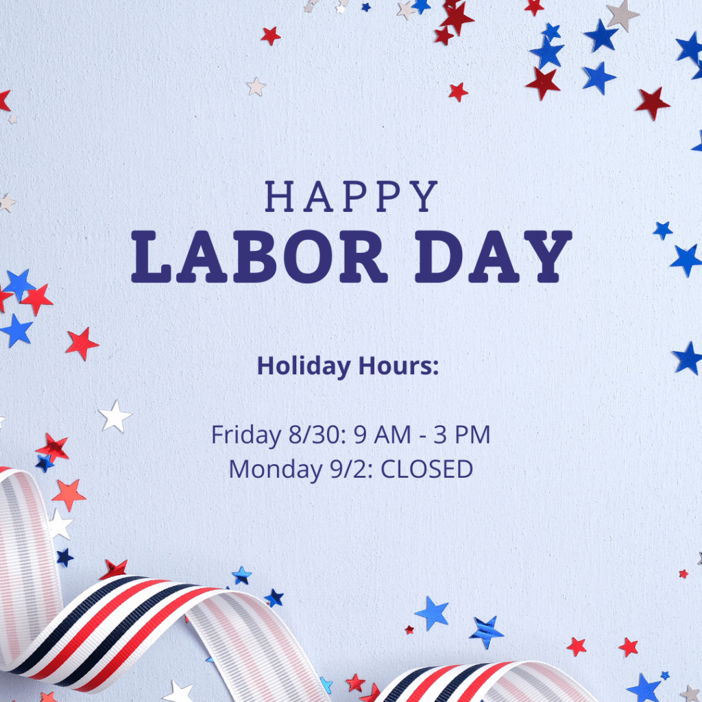 AMI’s Labor Day Hours 2024 // CLOSED