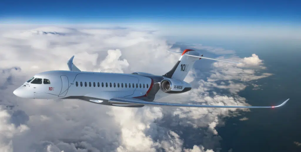 Dassault’s 10X Falcon: A Futuristic Business Jet With All the Bells and Whistles